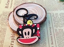 大嘴猴軟膠PVC鑰匙扣